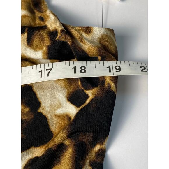 Calvin Klein Women's Abstract Animal Print Sleeveless Blouse Size Medium NWT - Picture 6 of 8